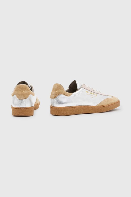 AllSaints sneakersy skórzane Thelma Sneaker W174FB srebrny