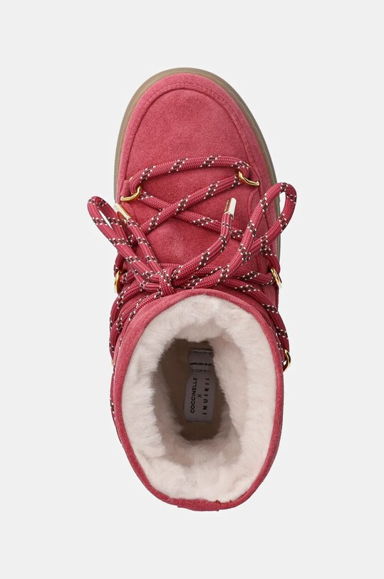 Inuikii cizme de zapada din piele intoarsa Inuikii X Coccinelle Jacquard Lace roz 75202.150.DustyRose
