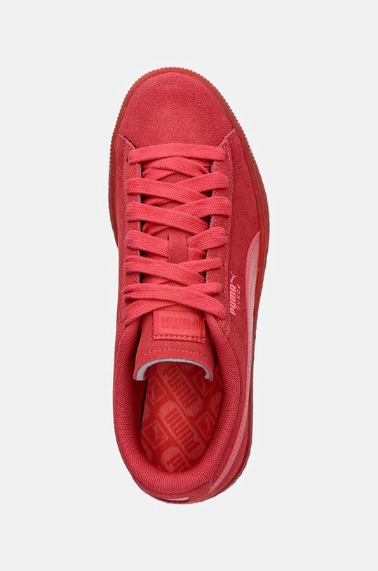 Puma velúr sportcipő Suede Classic Translucent piros 398818