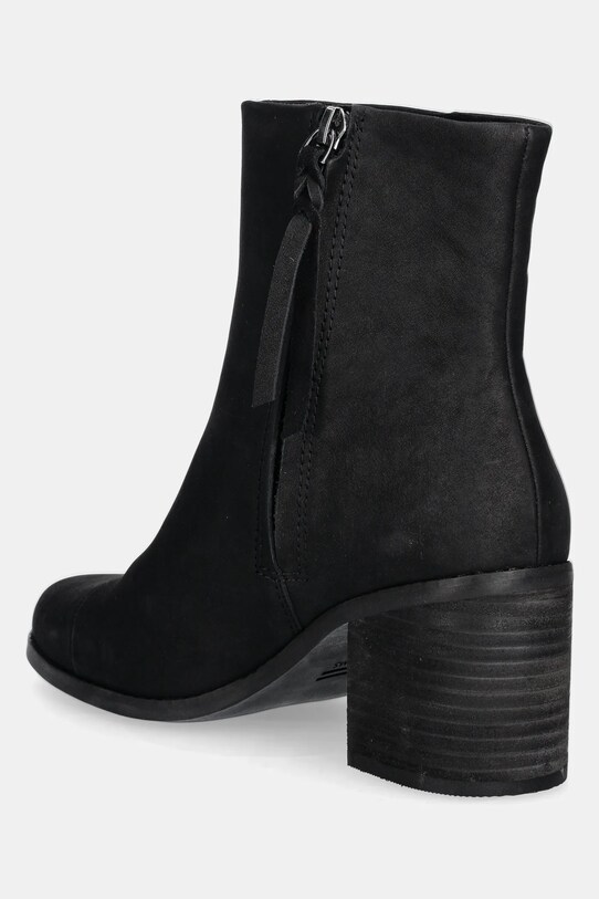 Încălțăminte Toms botine din nubuc EVELYN 10020228 negru