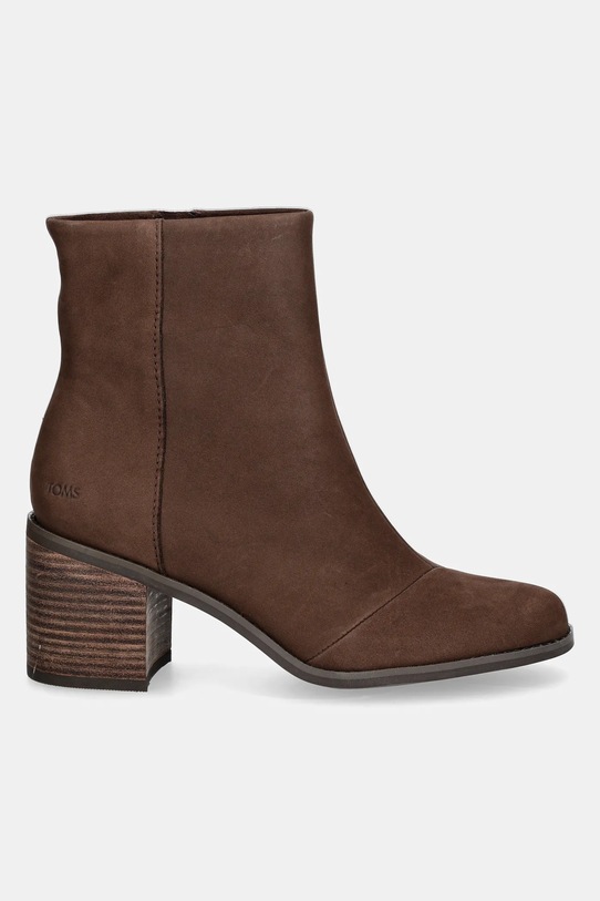 Nubuková členková obuv Toms EVELYN 10021283 hnedá ZW24