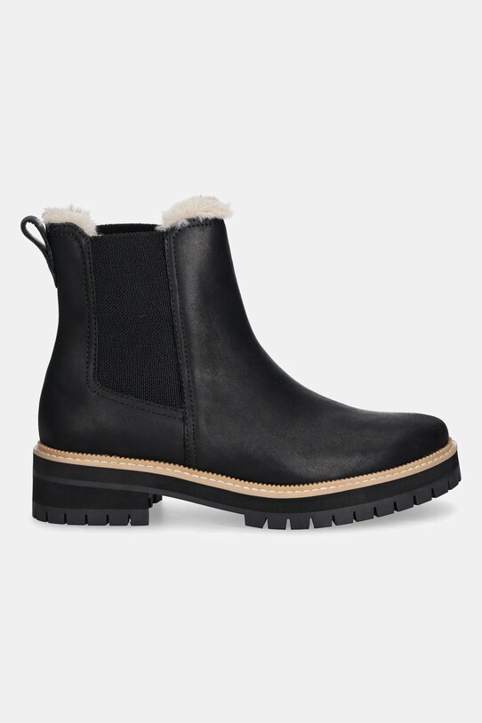 Toms ghete chelsea de piele BENNET 10021299 negru ZW24