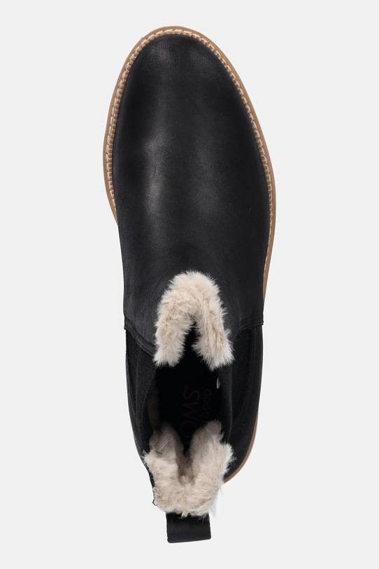 Kožne gležnjače Toms BENNET crna 10021299