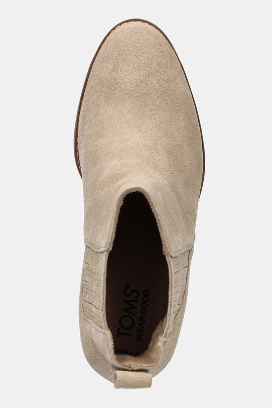 Toms stivaletti chelsea in camoscio NOA beige 10021314