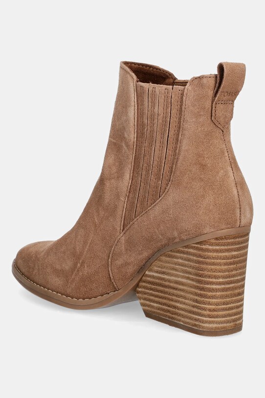 Încălțăminte Toms botine din piele intoarsa NOA 10021337 maro
