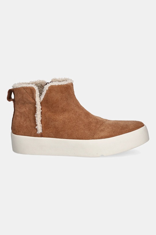 Semišové topánky Toms VERONA MID 10021437 hnedá ZW24