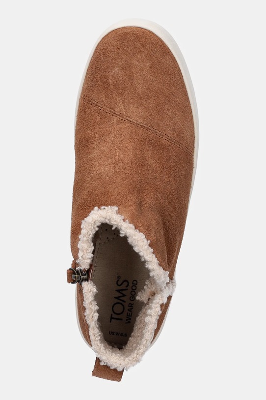 Semišové topánky Toms VERONA MID hnedá 10021437