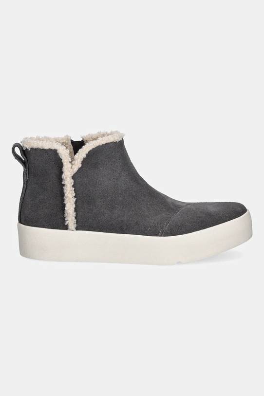 Semišové boty Toms VERONA MID 10021443 šedá ZW24