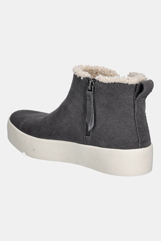 Boty Semišové boty Toms VERONA MID 10021443 šedá