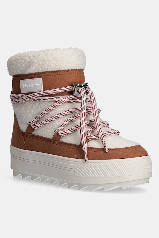 Juicy Couture śniegowce JUICY SNOW BOOT ocieplane beżowy JCFBTS224022