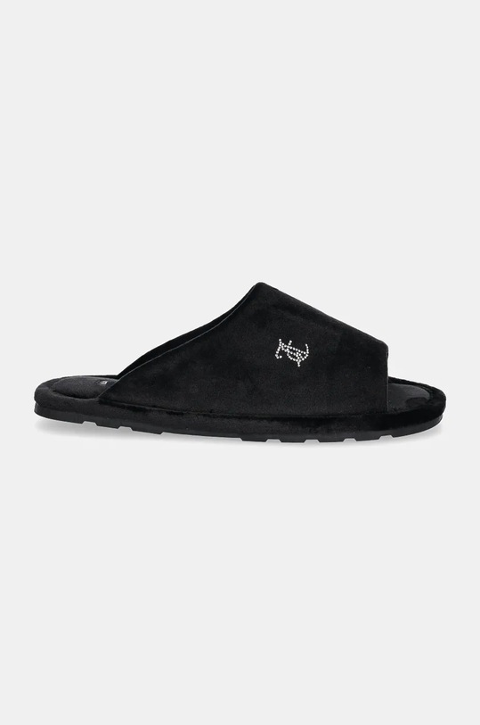 Juicy Couture papuci de casa VIVIEN JCFYL224005 negru AW24