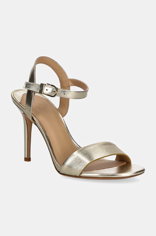 Lauren Ralph Lauren sandały skórzane Gwen pozostałe złoty 802940587001