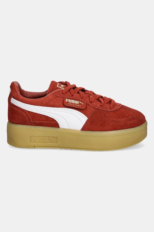 Puma sneakers din piele întoarsă Palermo Elevata Wns 399348 portocaliu SS25