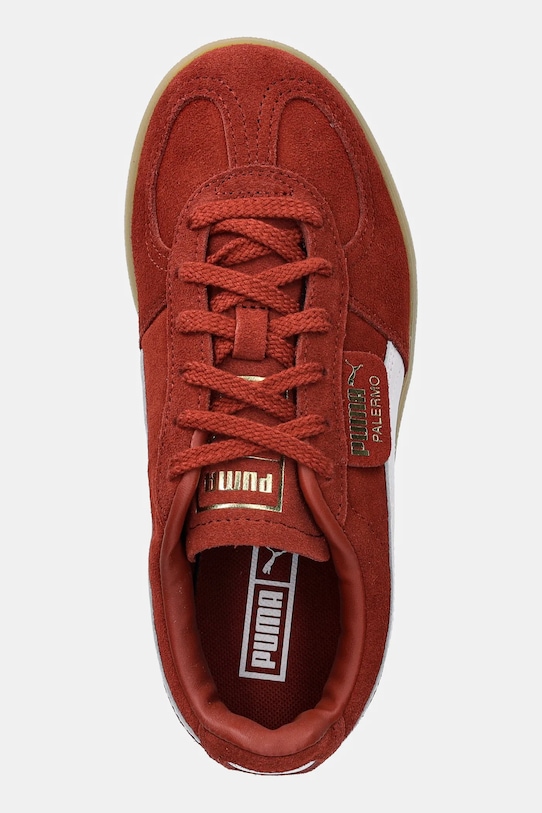 Замшеві кросівки Puma Palermo Elevata Wns помаранчевий 399348