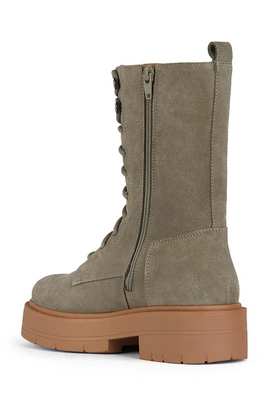 Geox cizme din piele intoarsa D SPHERICA bej D36VDJ.00022.C3016