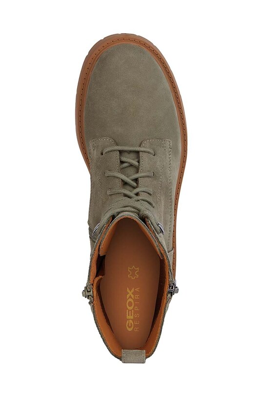 Geox cizme din piele intoarsa D SPHERICA D36VDJ.00022.C3016 bej