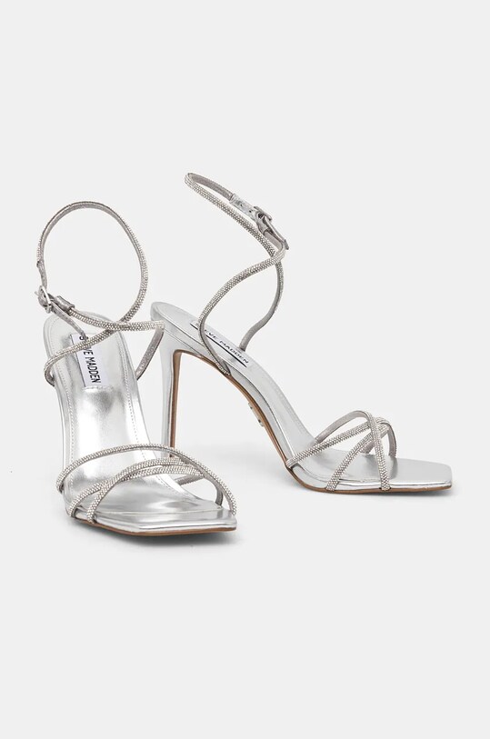 Obuwie Steve Madden sandały Slayed SM11002948.968 srebrny
