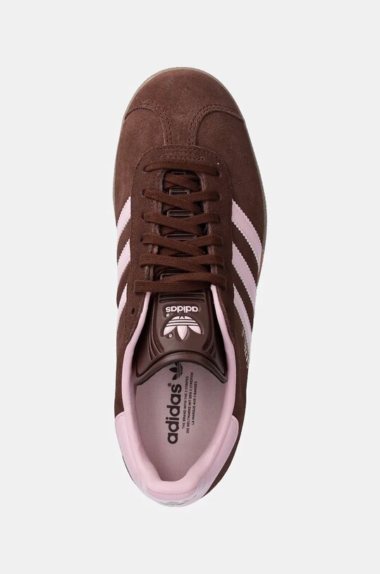 Semišové tenisky adidas Originals GAZELLE hnedá JH5666