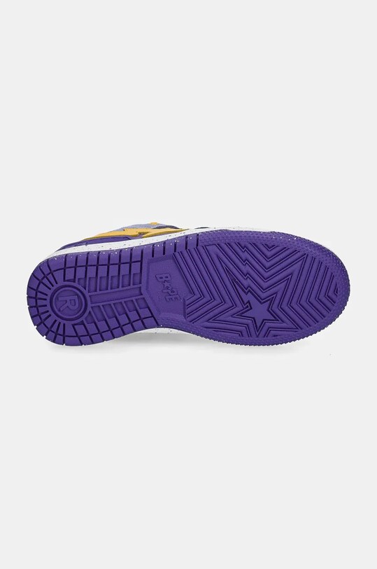 A Bathing Ape leather sneakers SK8 STA #4 1K80291313 violet