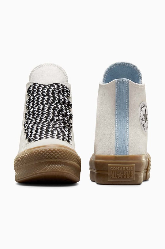 Obuwie Converse trampki zamszowe Chuck Taylor All Star Lift A10414C biały