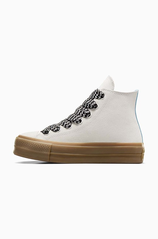 Converse trampki zamszowe Chuck Taylor All Star Lift A10414C biały