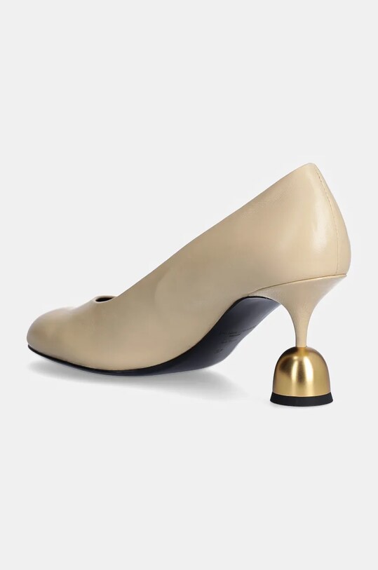 Încălțăminte Vanda Novak stilettos de piele Betty Betty.Ivory bej