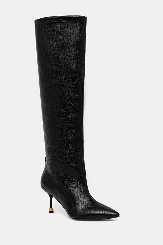 Vanda Novak ghete de piele Kaja Kaja.Shark.Black negru AW24