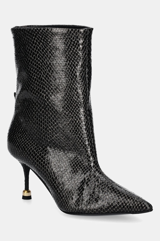 Vanda Novak cizme de piele Elena Elena.Cobra.Brown maro AW24