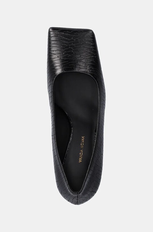 Vanda Novak stilettos de piele Mira negru Mira.Shark.Black