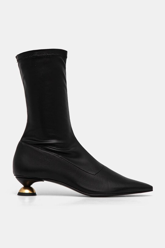 Vanda Novak botine Elisa pana la 5 cm negru Elisa.Deep.Black