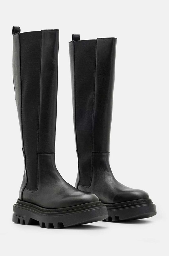 Kozačky AllSaints Monica Boot W059FB černá AW24