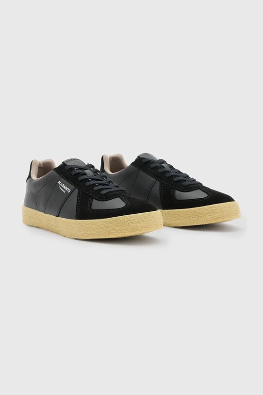 Шкіряні кросівки AllSaints Jaimee Sneaker W069FB чорний SS25