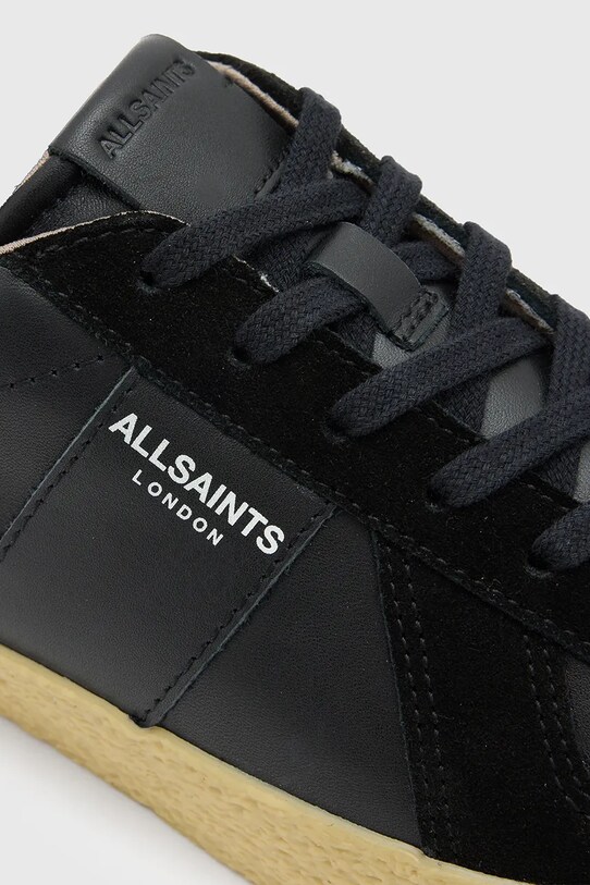 Шкіряні кросівки AllSaints Jaimee Sneaker чорний W069FB