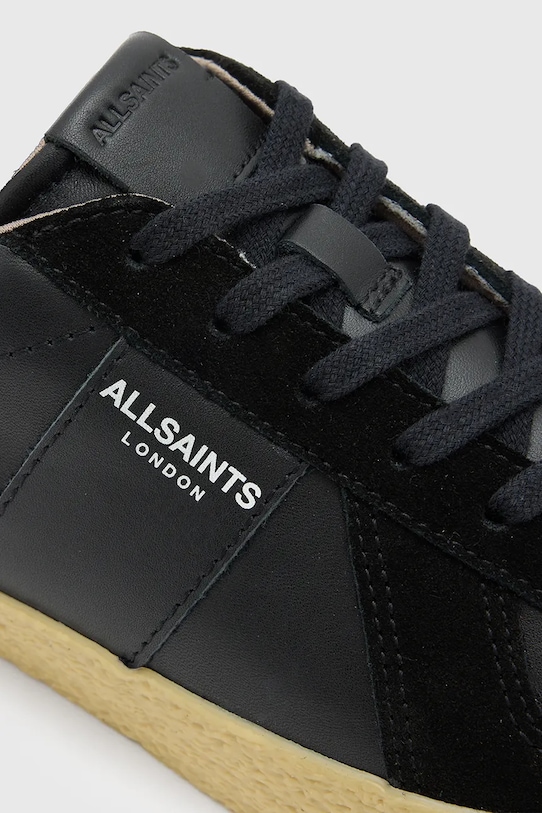 AllSaints sneakersy skórzane Jaimee Sneaker czarny W069FB