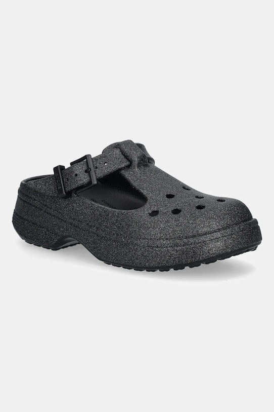 Šľapky Crocs Classic Mary Jane Glitter Clog plochý čierna 210737.001