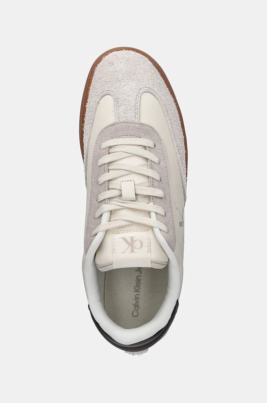 Calvin Klein Jeans sneakersy skórzane CLASSIC CUPSOLE LOW beżowy YM0YM01272