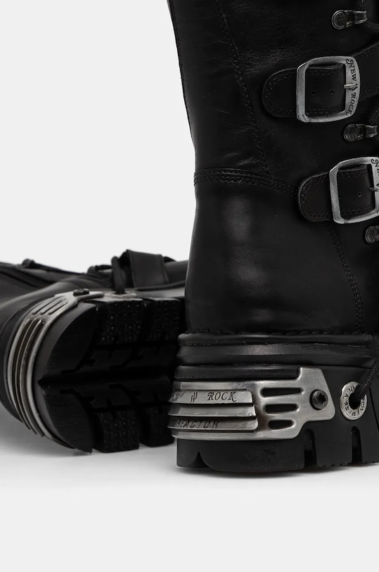 Μπότες New Rock ITALI Y NOMADA + REACTOR E14 TOBERAS ORIF Y C μαύρο M.272.S1