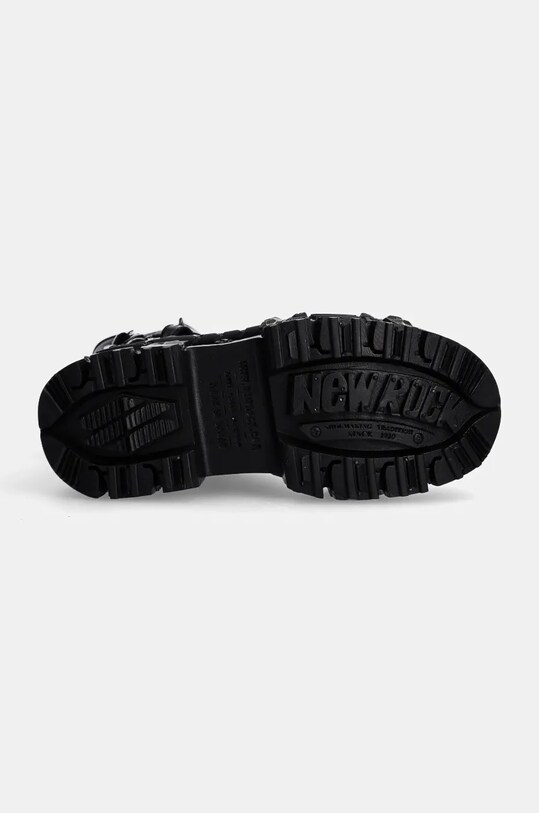 Кожаные полусапоги New Rock Itali Negro Nomada Negro + Tank Casco Negro M.WALL373.S11 чёрный