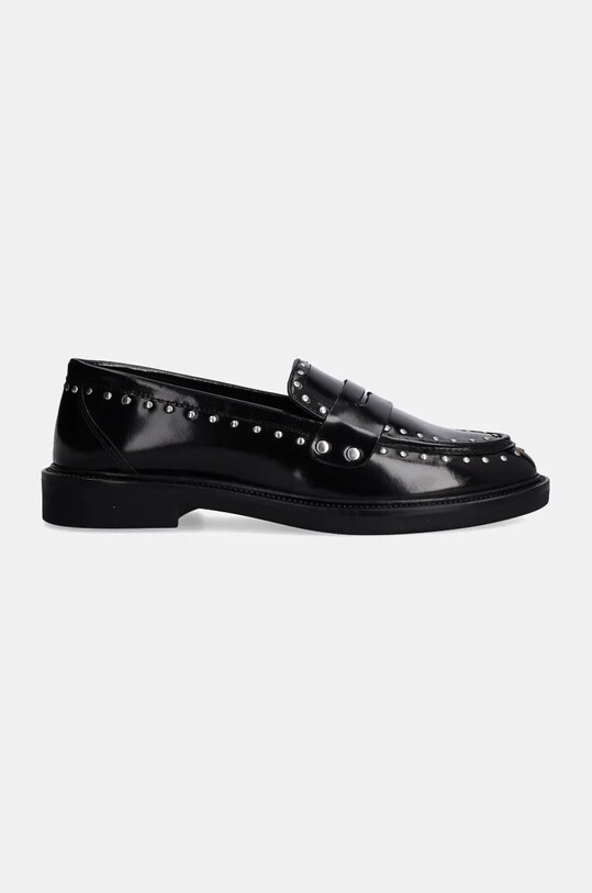 Steve Madden mocasini de piele Harloe SM11003264.001 negru AW24