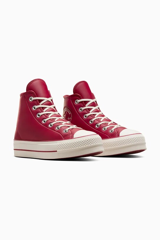 Converse trampki Chuck Taylor All Star Lift A11161C czerwony AW24