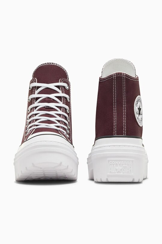 Obuwie Converse trampki Chuck Taylor All Star Lugged Heel A09401C bordowy