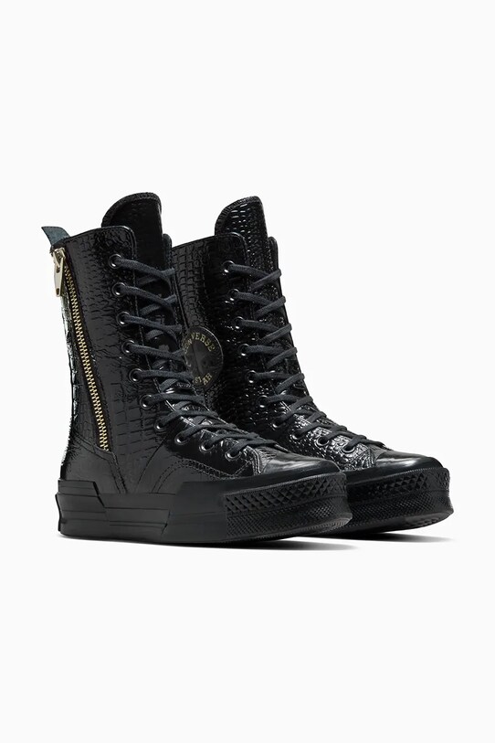 Шкіряні кеди Converse Chuck 70 Plus XHi A09381C чорний AW24
