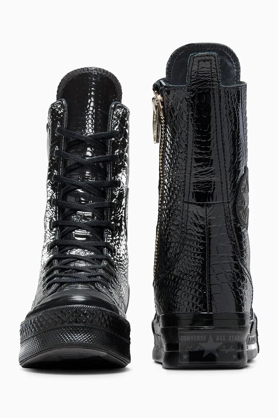 Взуття Шкіряні кеди Converse Chuck 70 Plus XHi A09381C чорний