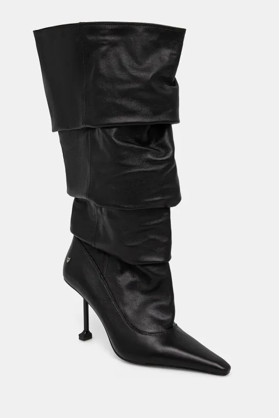 Naked Wolfe ghete de piele Vern neizolat negru Vern.Nappa.Prince.Black