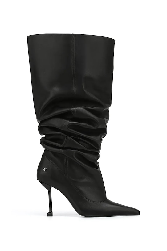 Naked Wolfe stivali in pelle Vern non isolato nero Vern.Nappa.Prince.Black