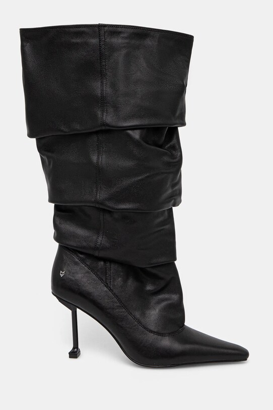 Naked Wolfe kozaki skórzane Vern Vern.Nappa.Prince.Black czarny AW24