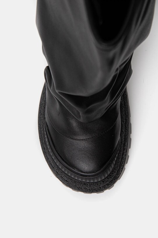 Naked Wolfe scarpe in pelle Disturb nero Disturb.Leather.Black