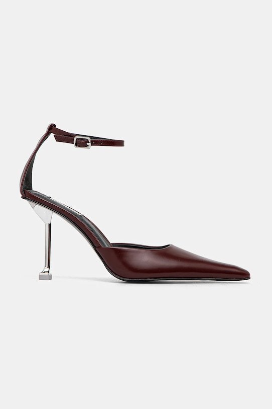 Kožené lodičky Naked Wolfe Valerie Valerie.Box.Burgundy burgundské AW24