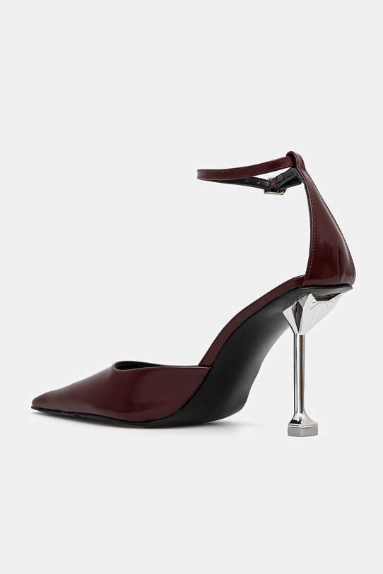 Boty Kožené lodičky Naked Wolfe Valerie Valerie.Box.Burgundy burgundské