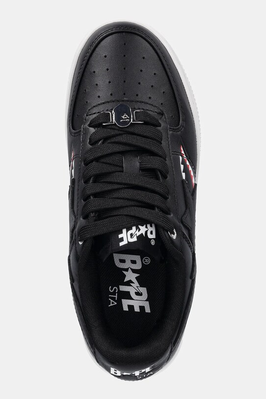 Кожаные кроссовки A Bathing Ape Shark Bape Sta L чёрный 1K80291307